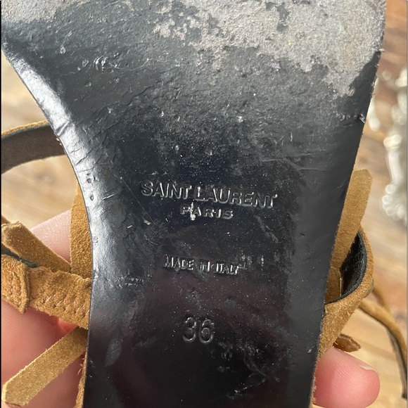 Saint Laurent Fringe Gladiator - Picture 5 of 9